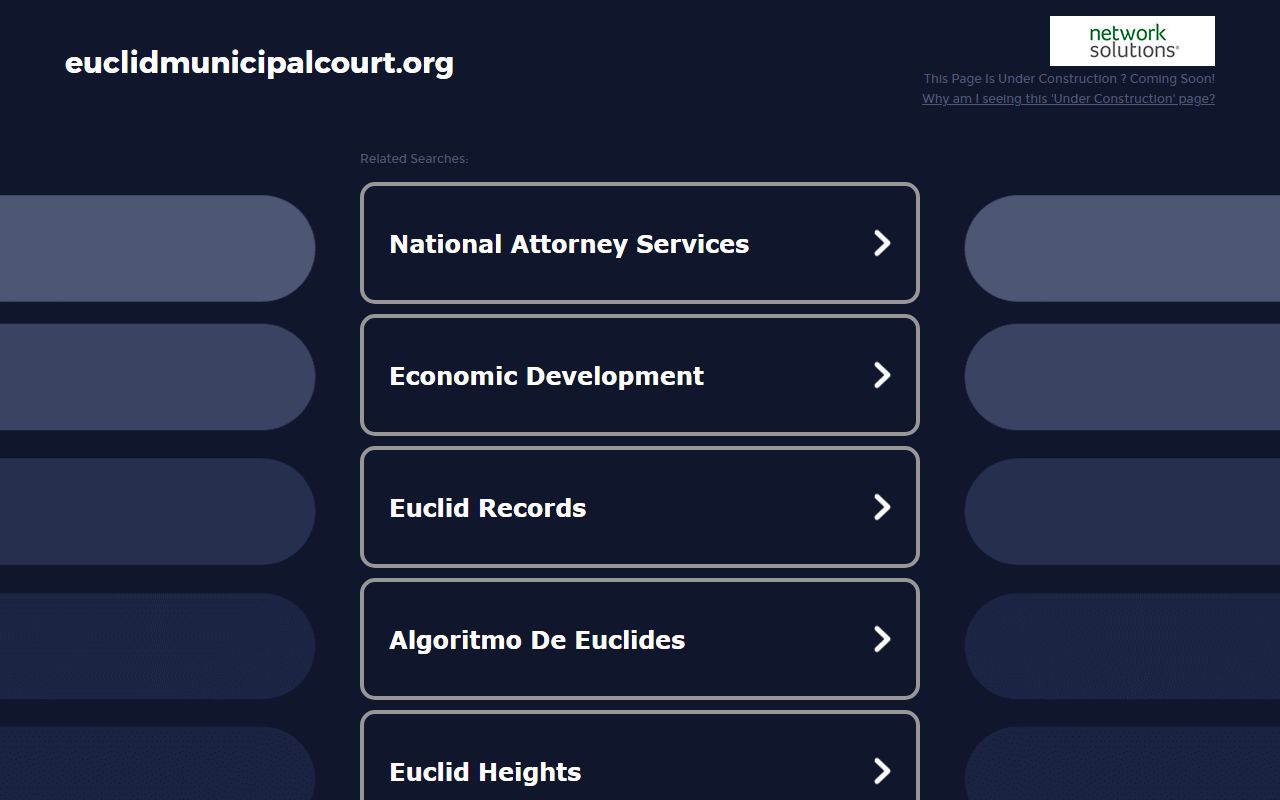 Euclid municipal court criminal records