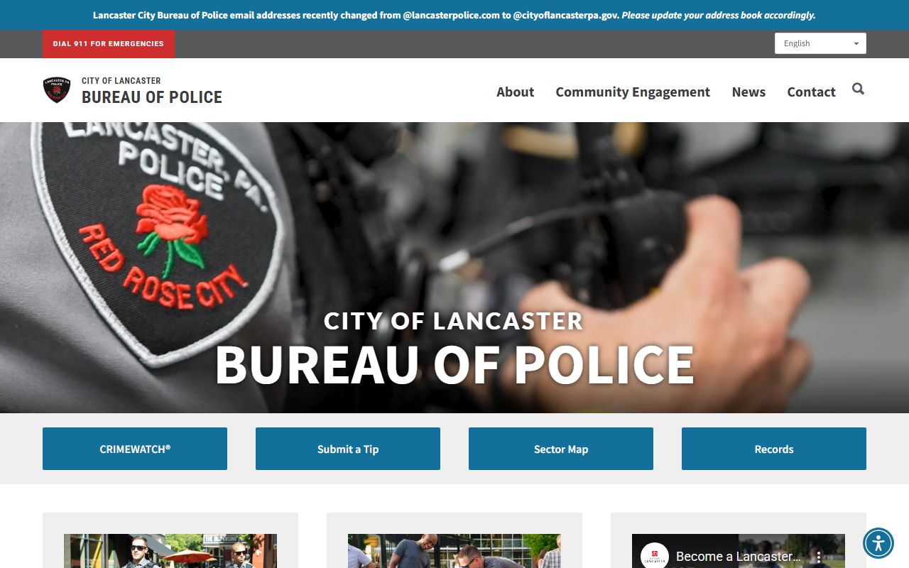 Lancaster criminal records police department