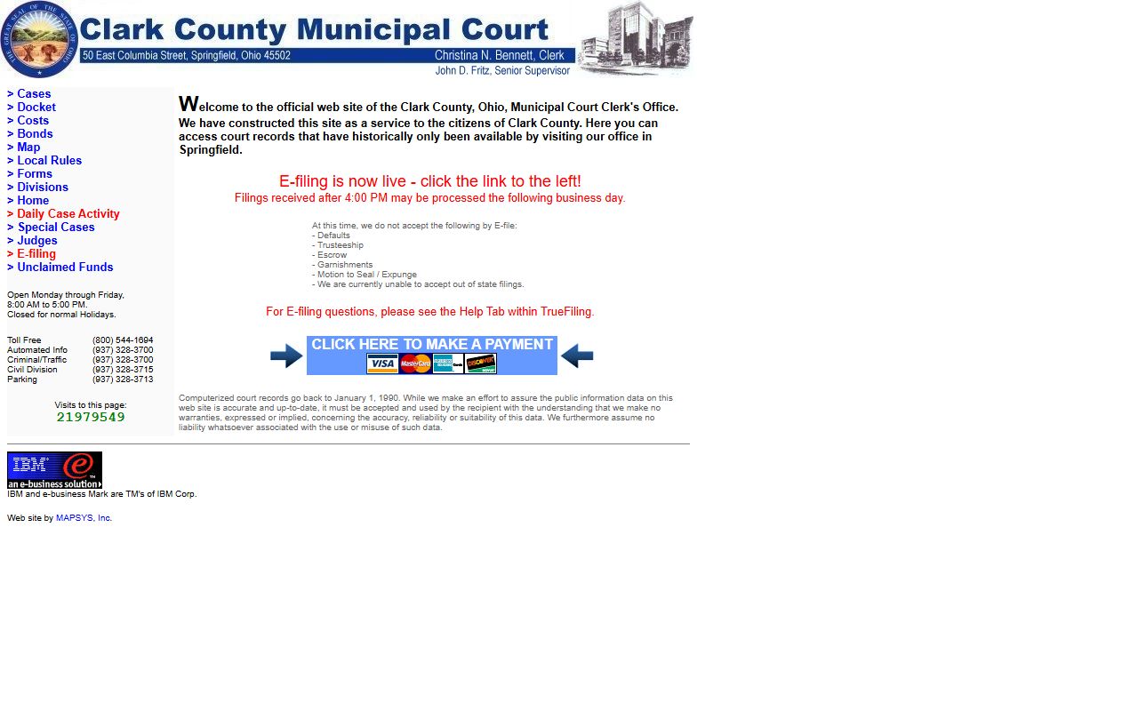 Clark County Municipal Court Clerk criminal records search