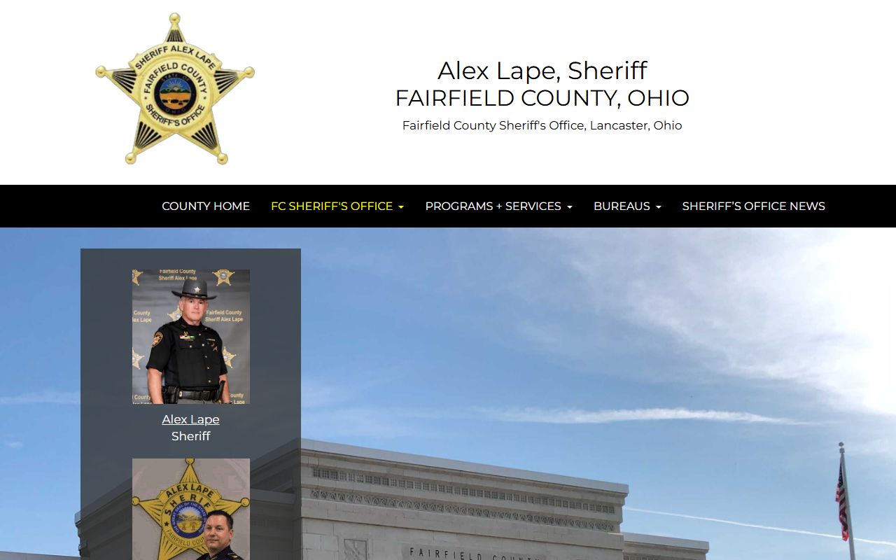 Fairfield County criminal records sheriff office