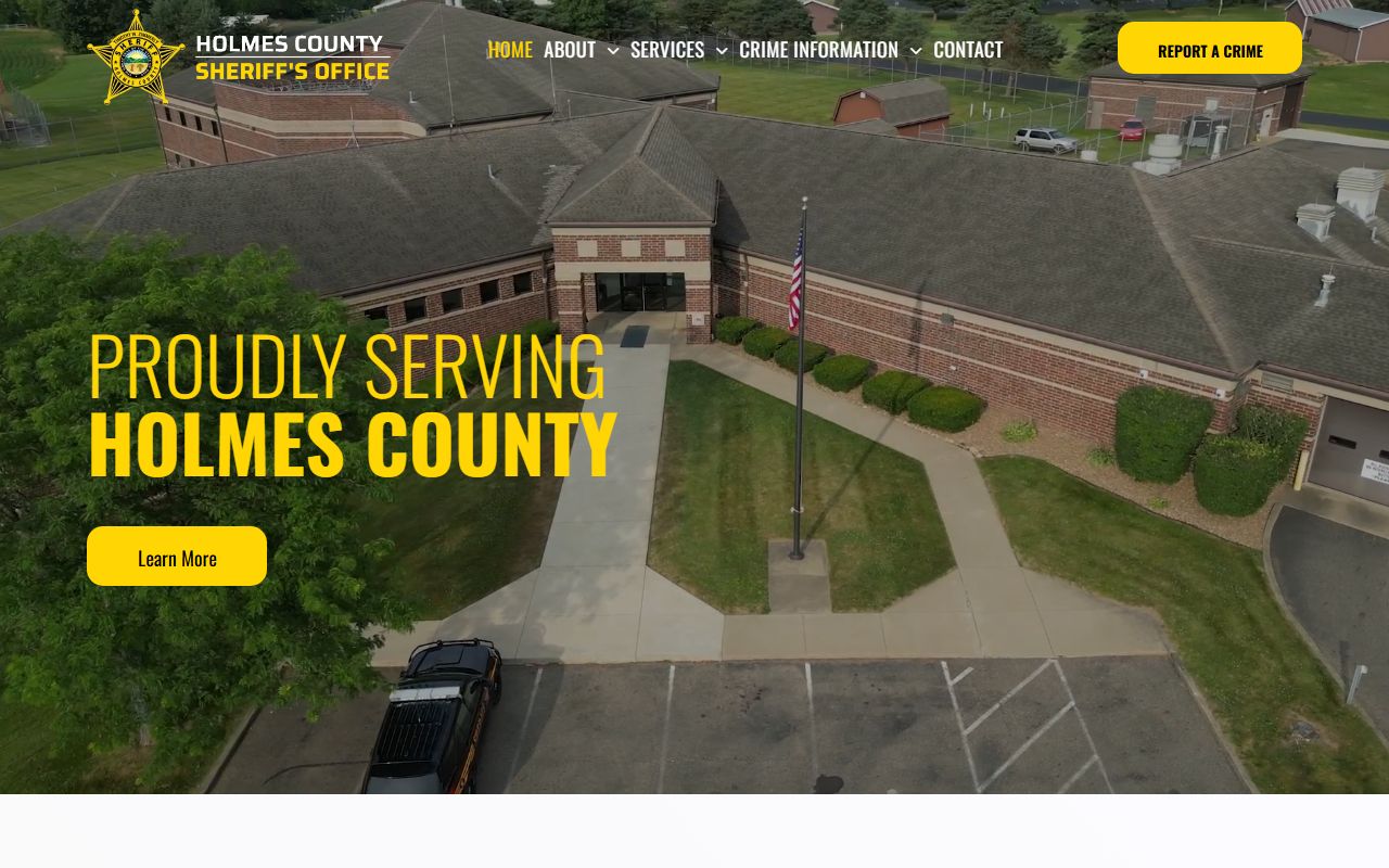 Holmes County criminal records sheriff office