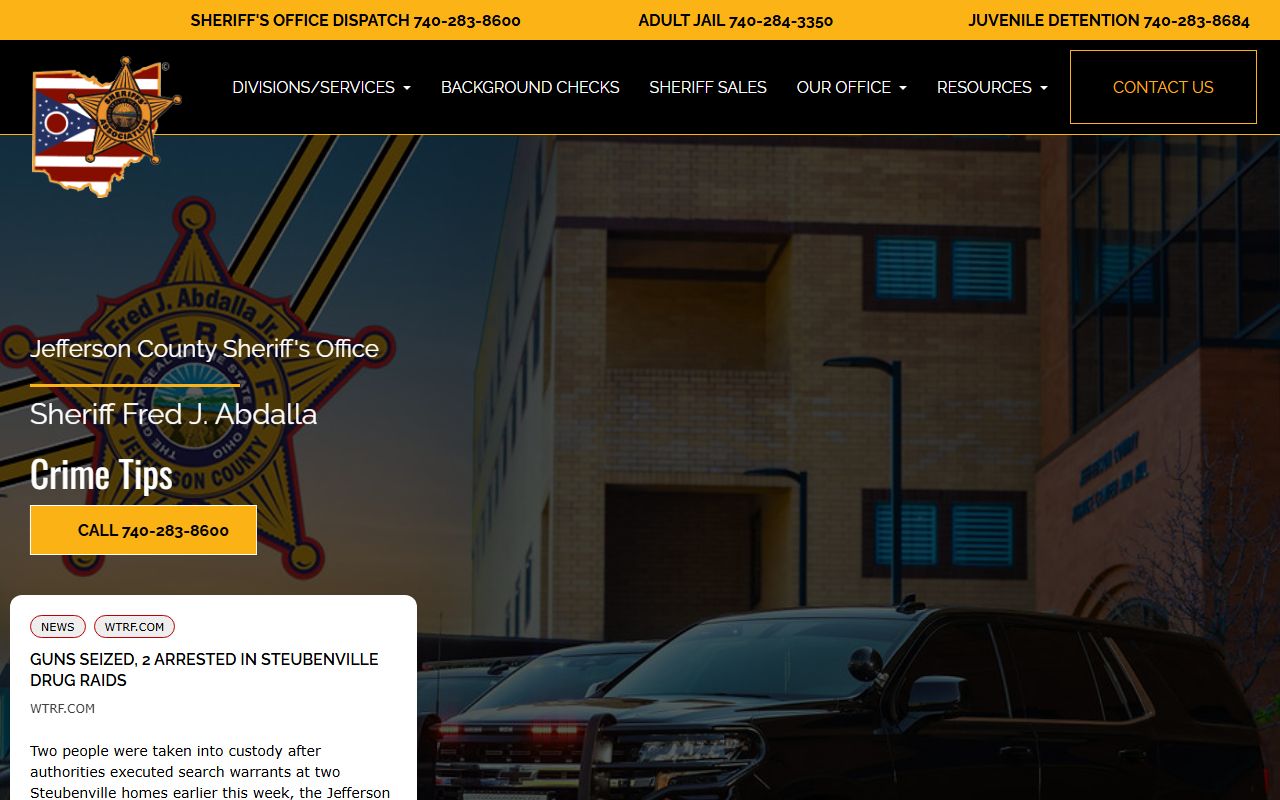 Jefferson County Sheriff criminal records