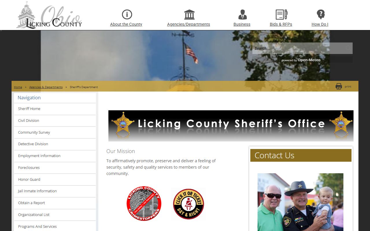 Licking County Sheriff criminal records search