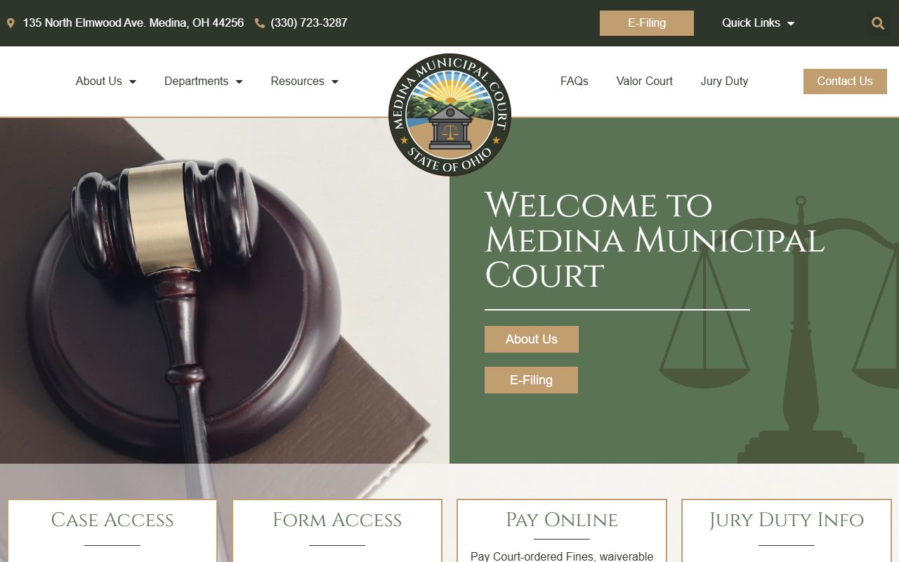 Medina County criminal records Municipal Court