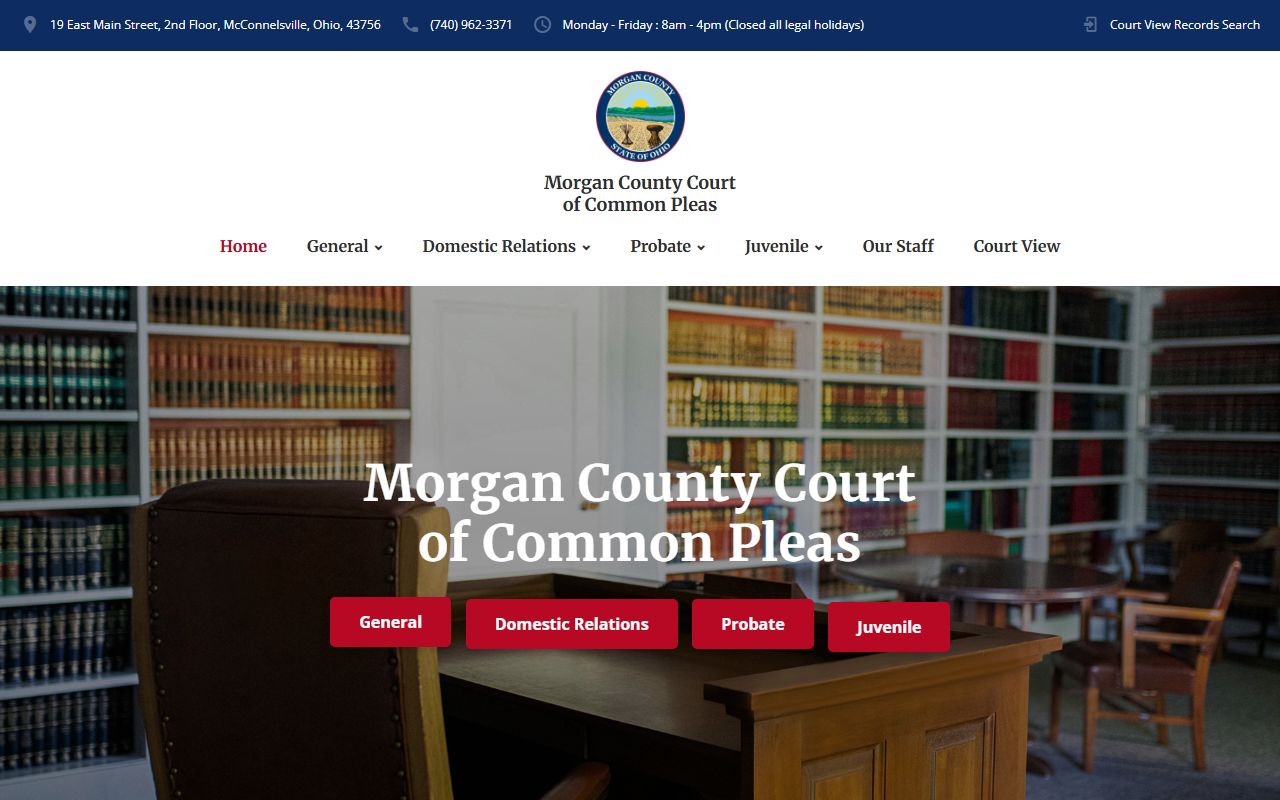 Morgan County criminal records Common Pleas Court