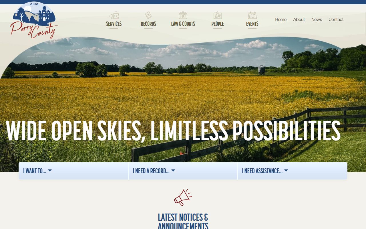 Perry County criminal records clerk search portal