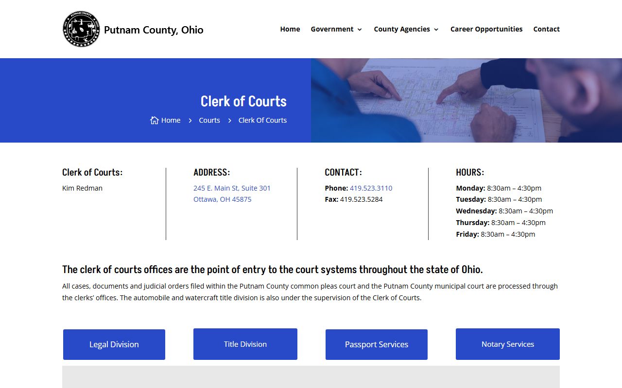 Putnam County criminal records clerk search portal