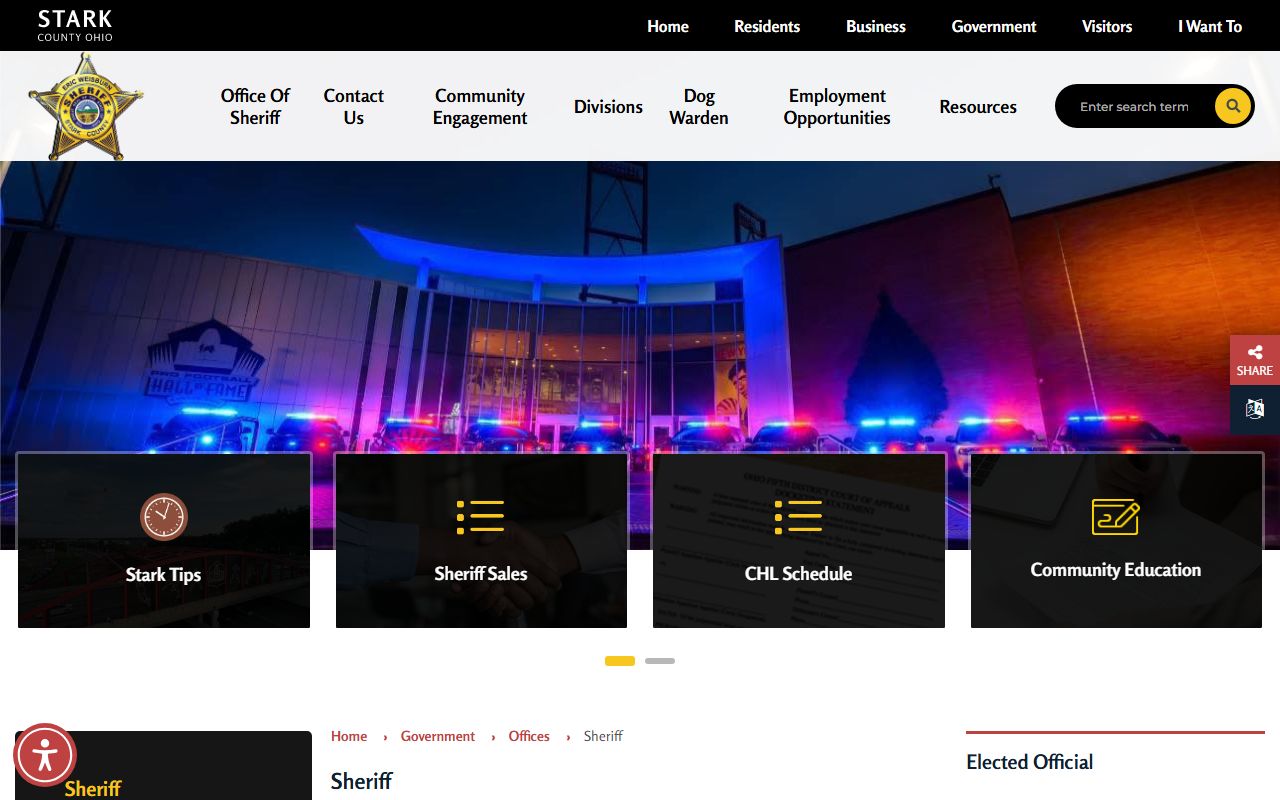 Stark County criminal records sheriff office