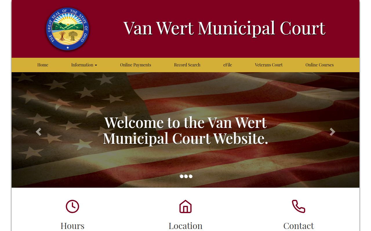 Van Wert County Municipal Court criminal records search
