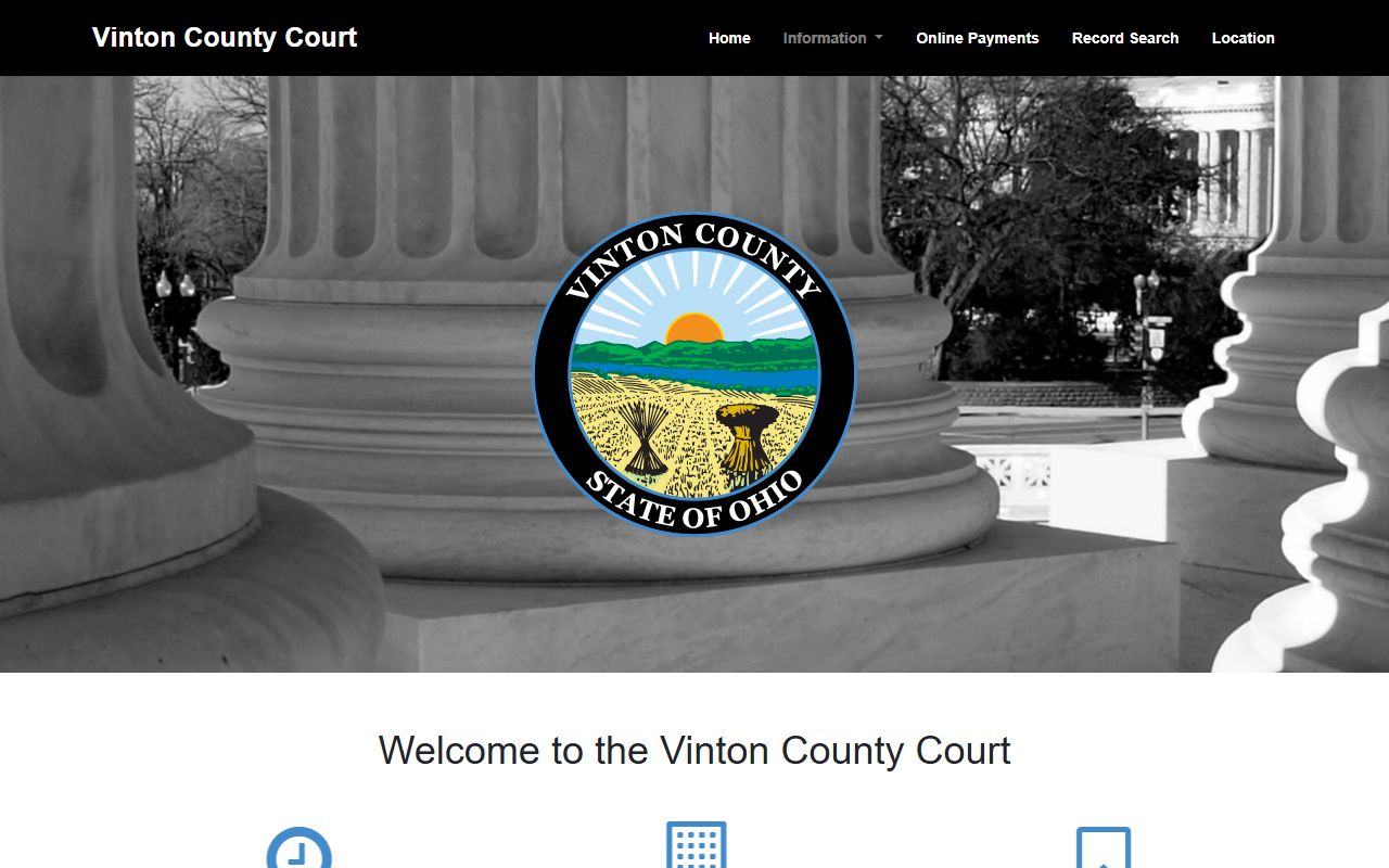 Vinton County Court criminal records search