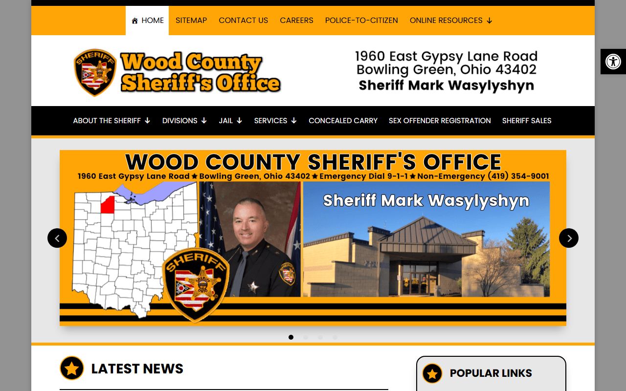 Wood County criminal records sheriff office