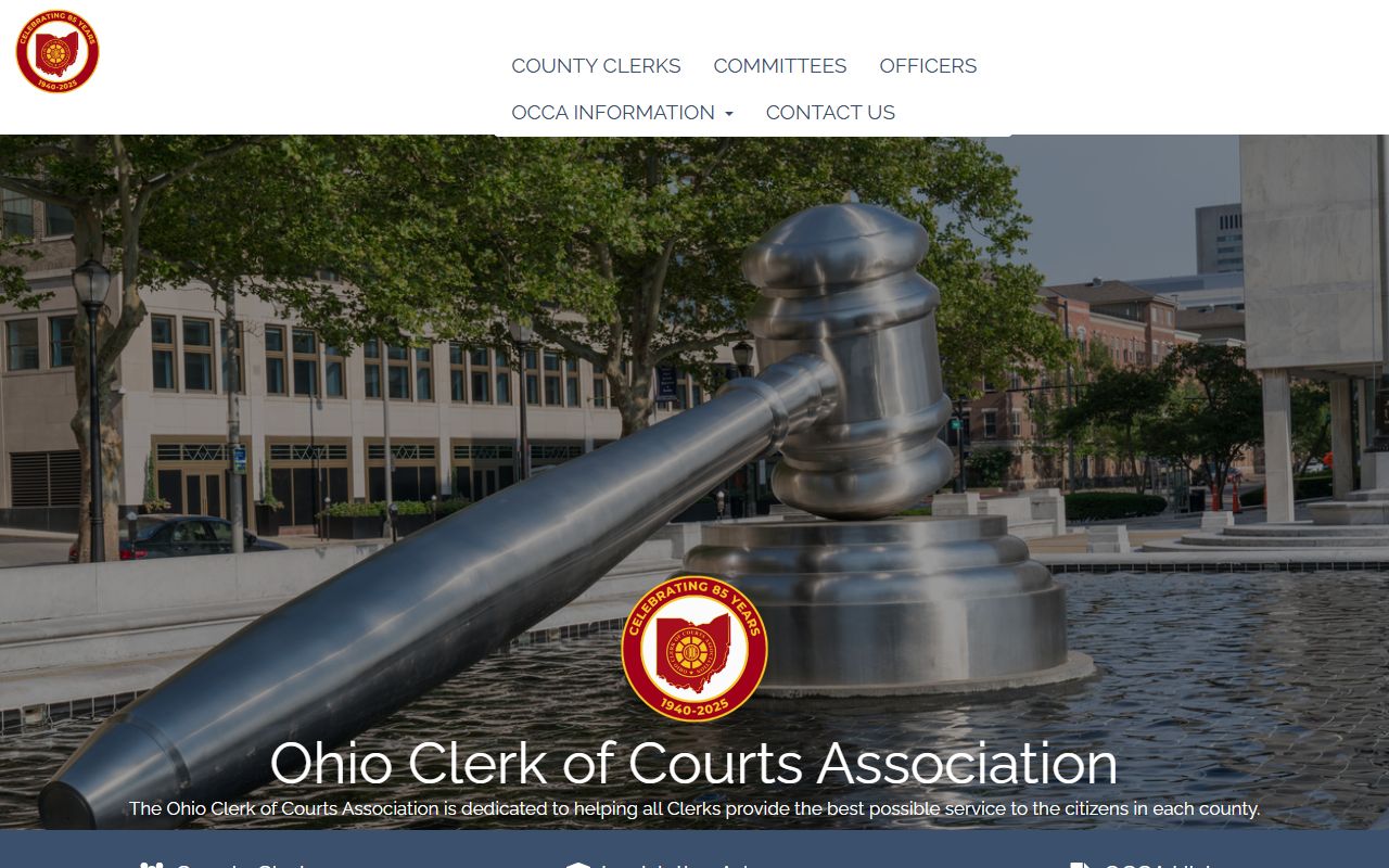 Ohio Clerk of Courts Association criminal records directory